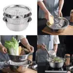 Multifunctional Stainless Steel Basin - Image 2