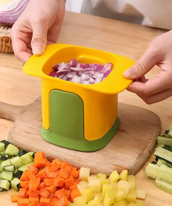 1700266175479 2-in-1 Vegetable Chopper Dicing And Slitting - Image 1