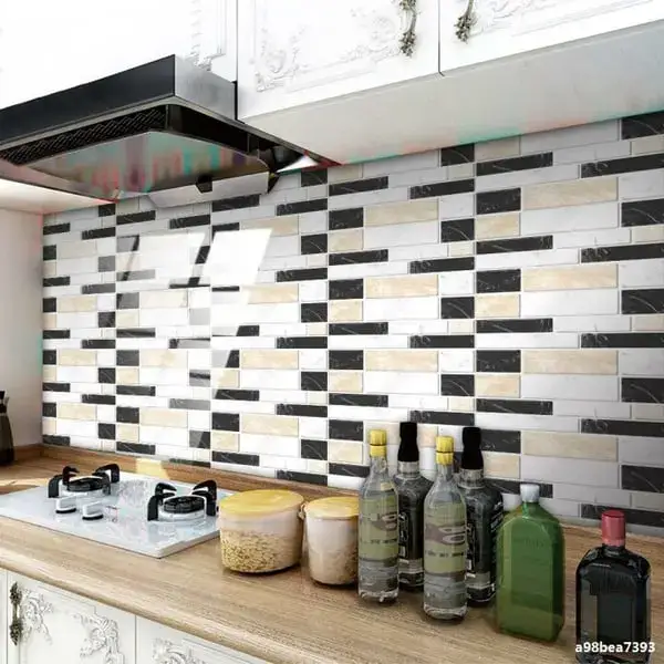 5954170b33f4591c230a3b8eb6038bba Creative Home Beautification 3D Tile Stickers - Image 1